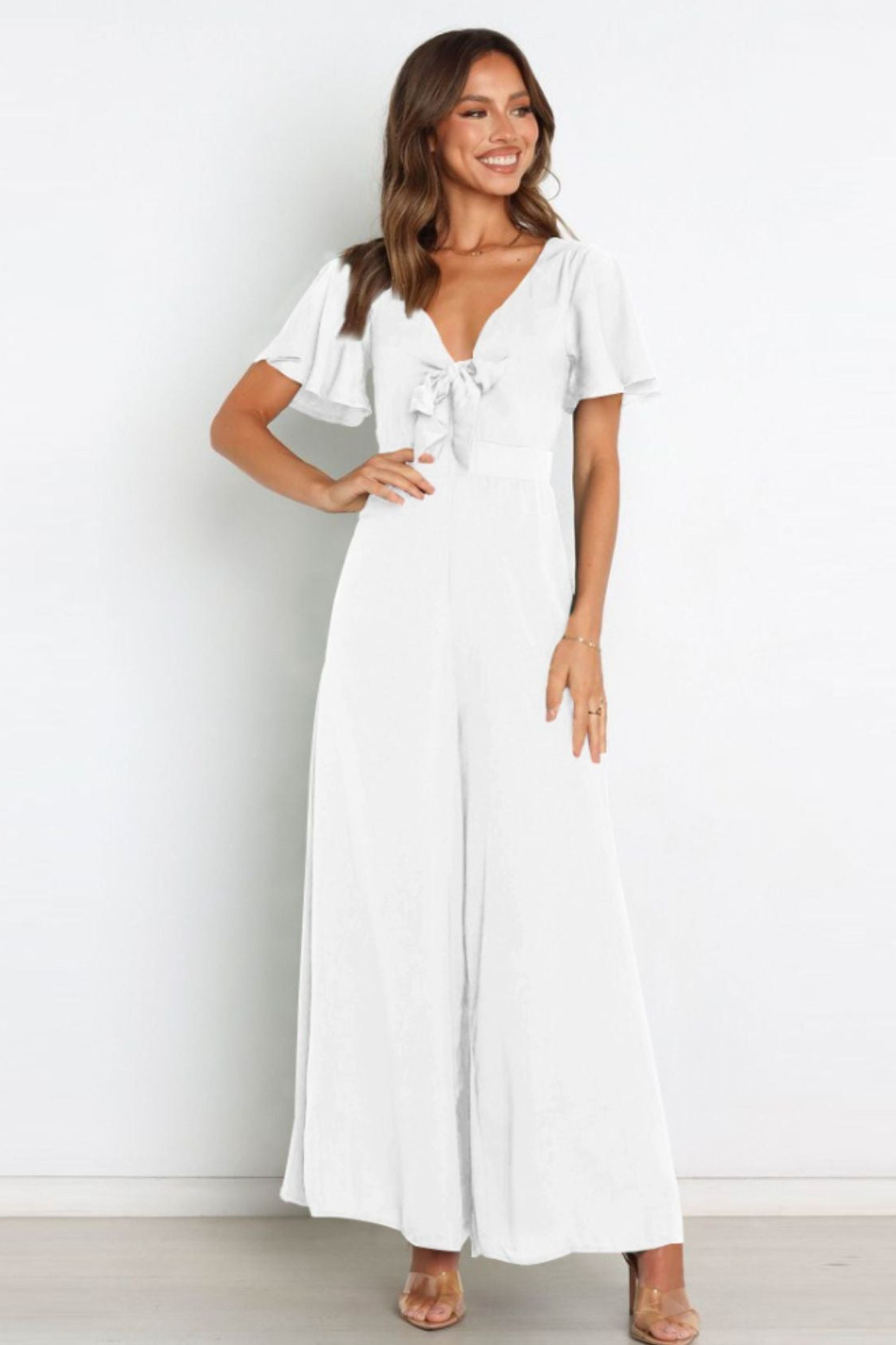 Grace Tie Jumpsuit - Jumpsuit | 8j03aj-k6.myshopify.com