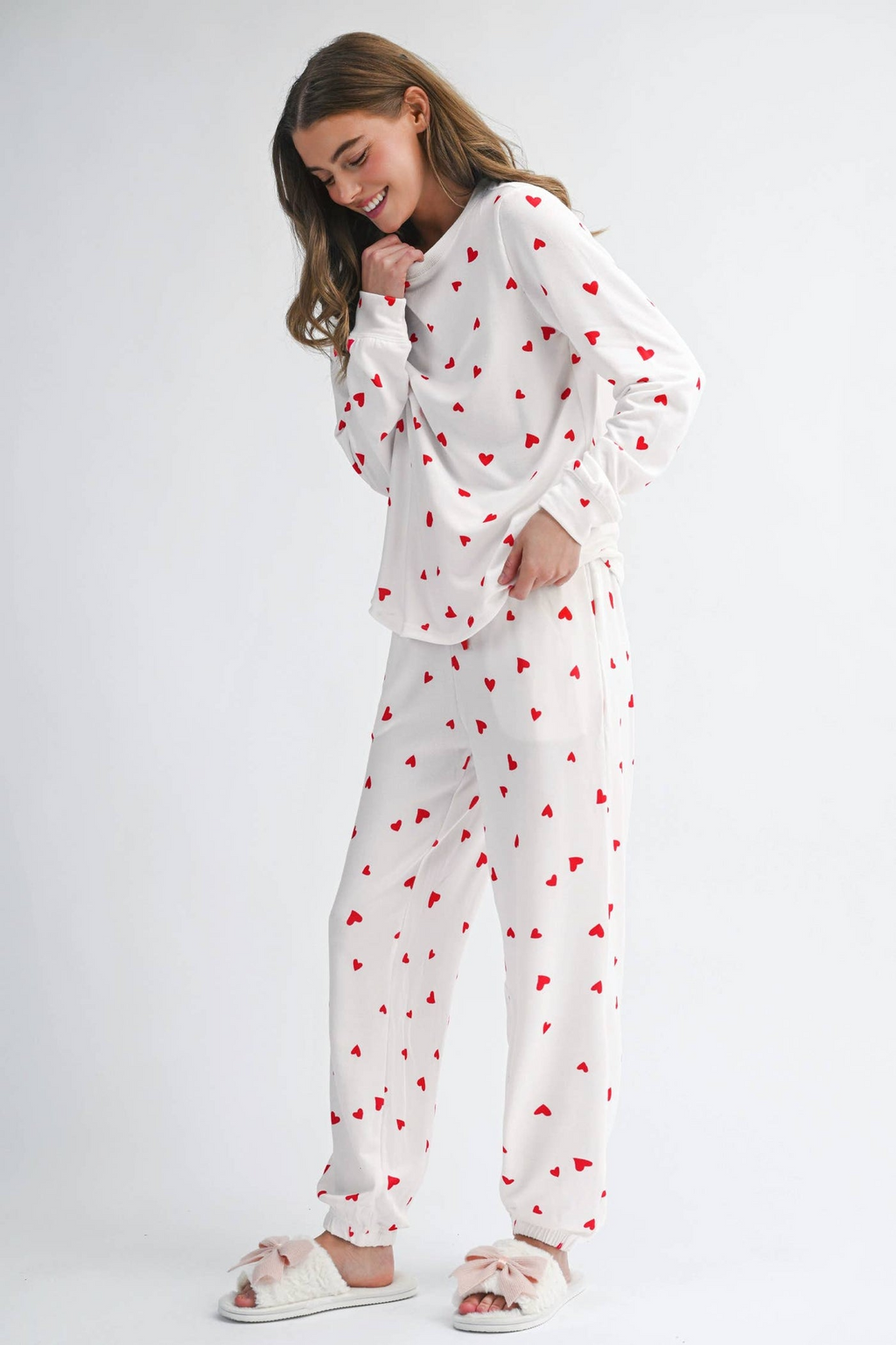 Heart Bliss Pajama Set - Pajama Set | 8j03aj-k6.myshopify.com