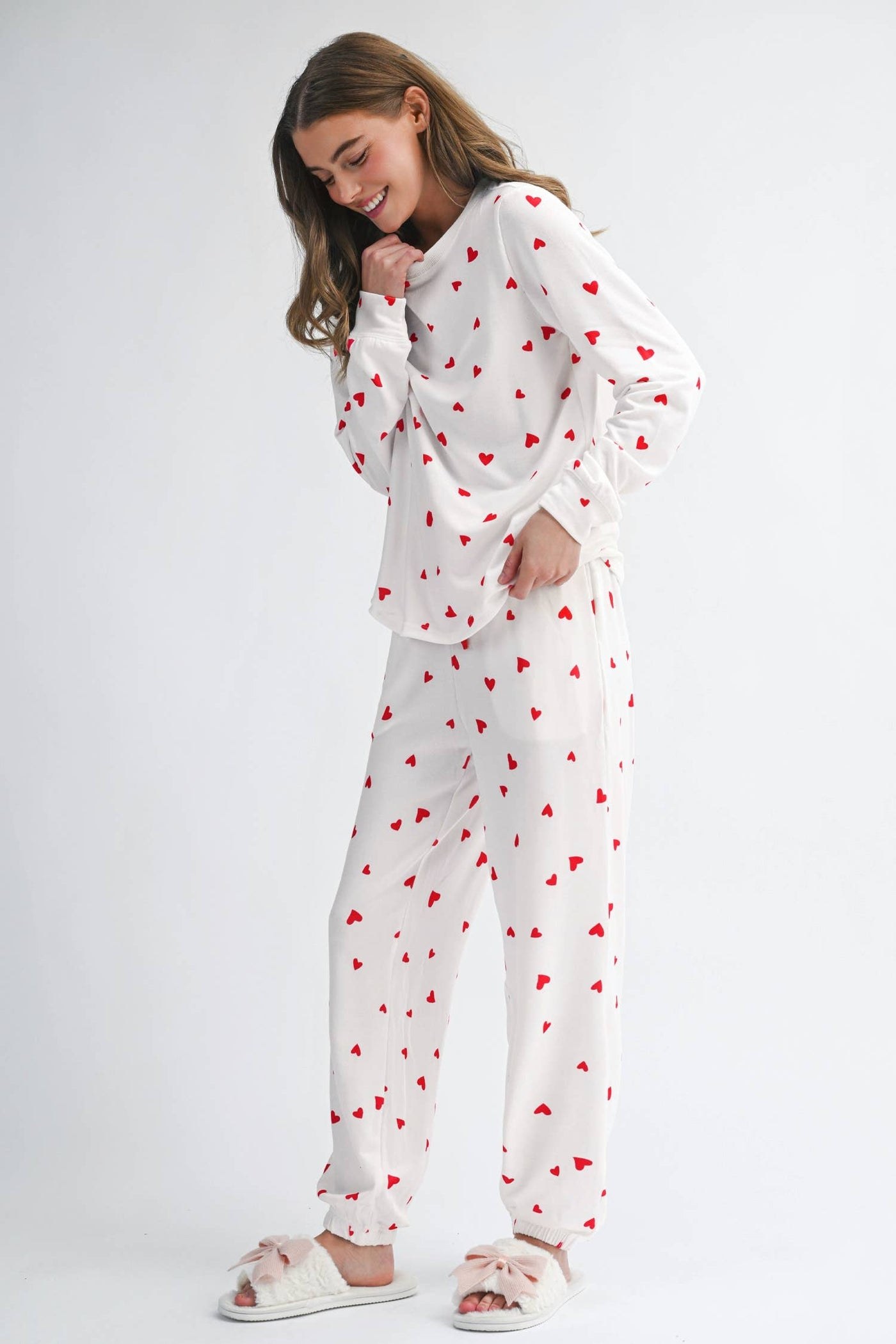 Heart Bliss Pajama Set - Pajama Set | 8j03aj-k6.myshopify.com