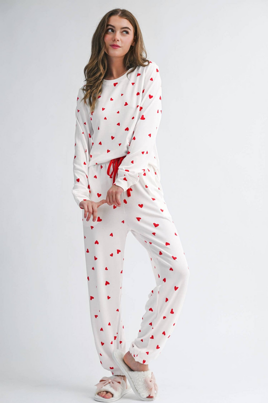 Heart Bliss Pajama Set - Pajama Set | 8j03aj-k6.myshopify.com