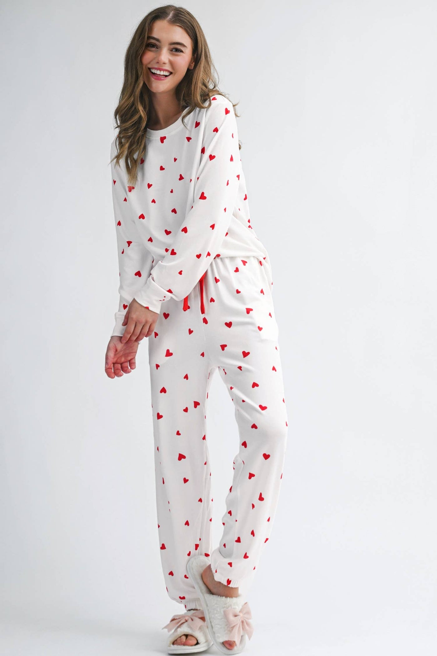 Heart Bliss Pajama Set - Pajama Set | 8j03aj-k6.myshopify.com