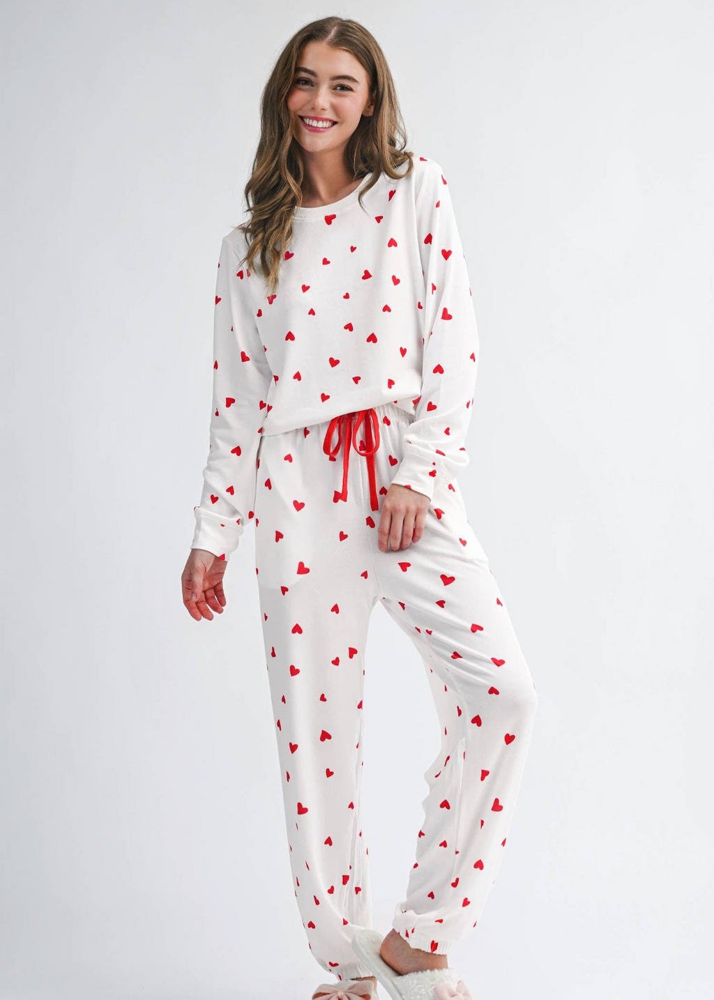 Heart Bliss Pajama Set - Pajama Set | 8j03aj-k6.myshopify.com