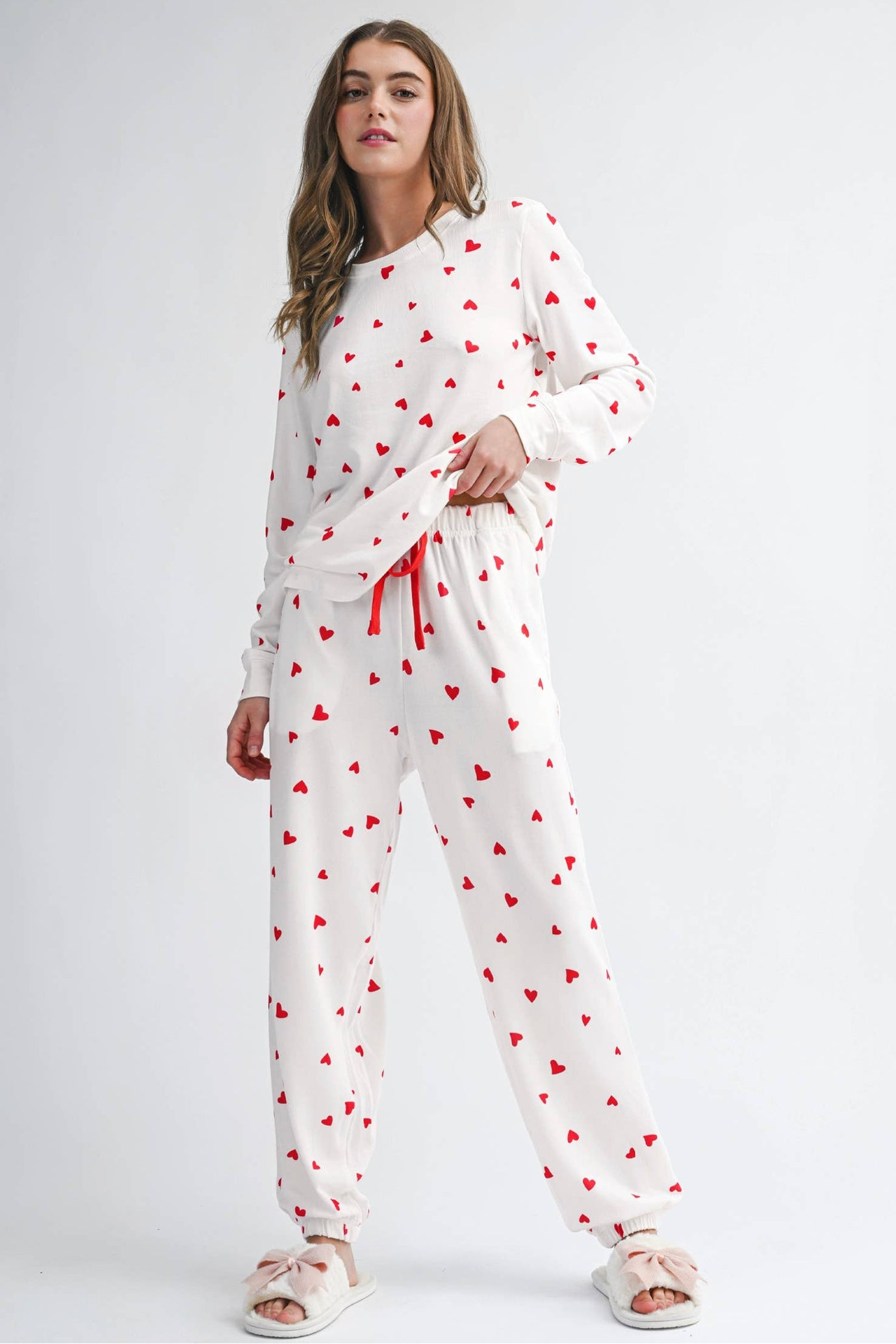 Heart Bliss Pajama Set - Pajama Set | 8j03aj-k6.myshopify.com