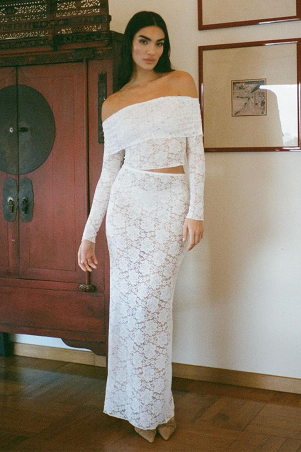 Ivory Lace Maxi Set - Maxi Set | 8j03aj-k6.myshopify.com