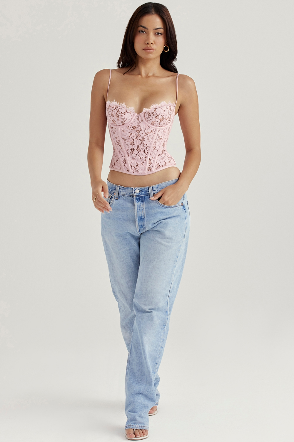 Lace Corset Top – Rose - Corset Top | 8j03aj-k6.myshopify.com