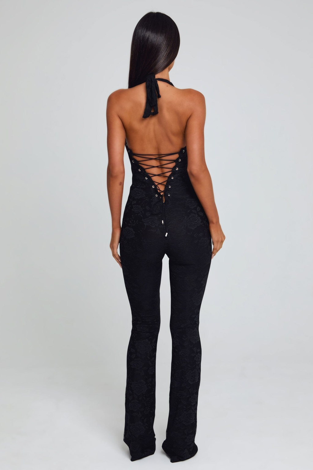 Lace Deep V Jumpsuit - Jumpsuit | 8j03aj-k6.myshopify.com