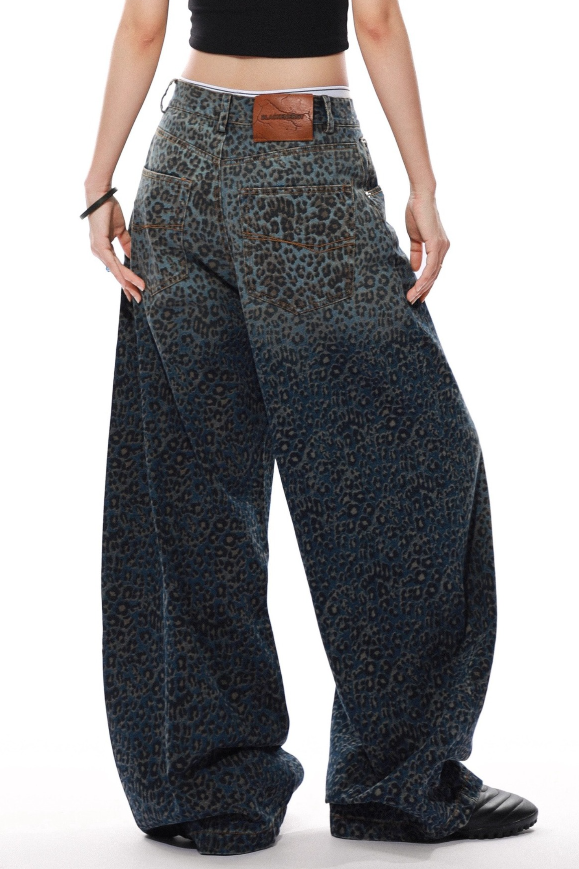 Leopard Print Baggy Jeans - Baggy Jeans | 8j03aj-k6.myshopify.com