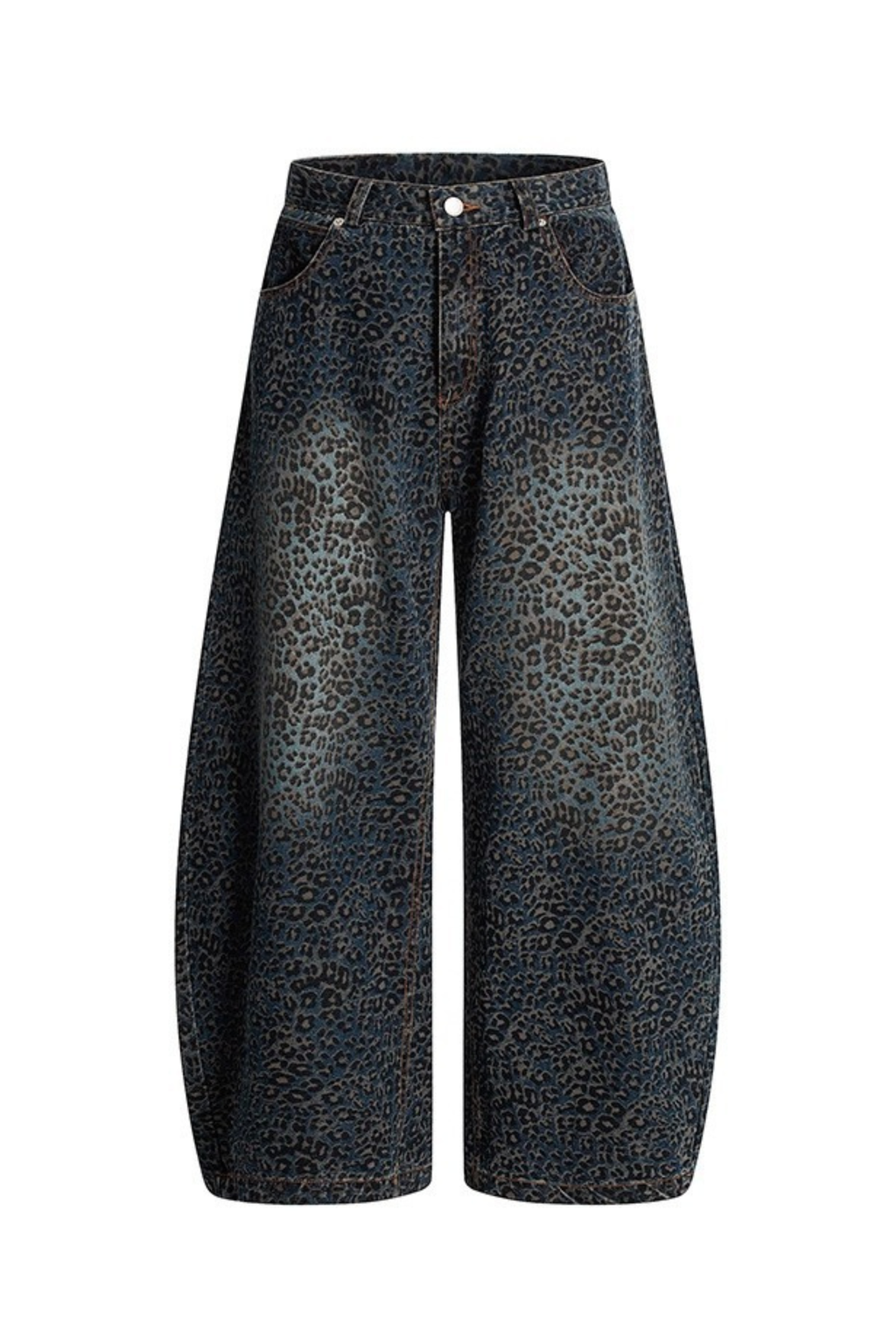 Leopard Print Baggy Jeans - Baggy Jeans | 8j03aj-k6.myshopify.com