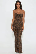 Leopard Print Jumpsuit - Jumpsuits | 8j03aj-k6.myshopify.com
