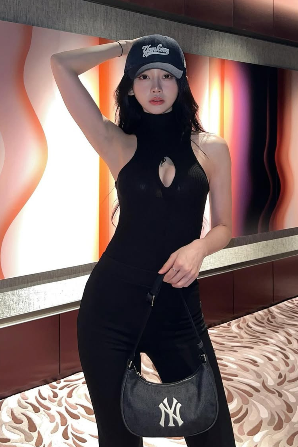 Mock Neck Jumpsuit - Jumpsuit | 8j03aj-k6.myshopify.com
