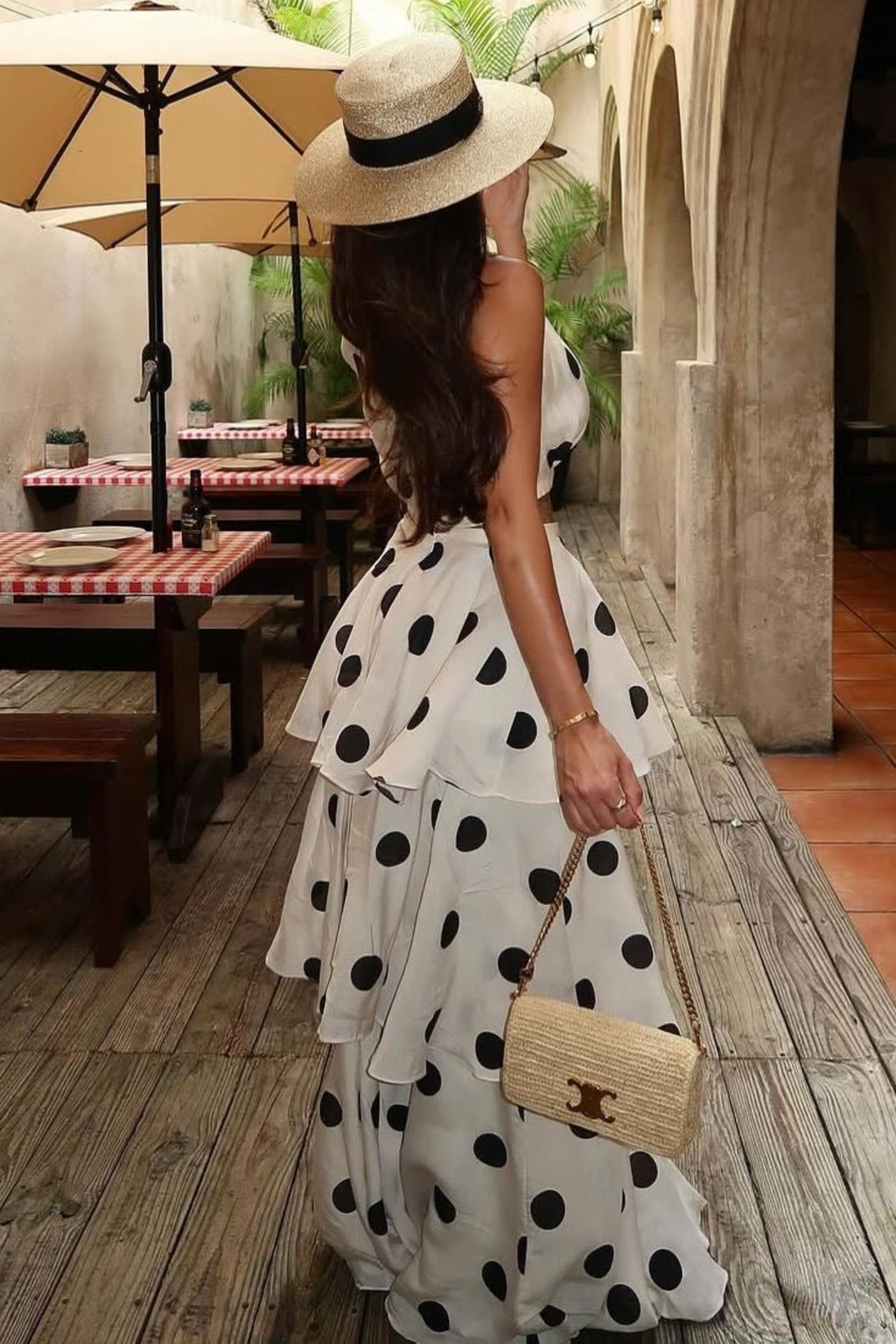 Monaco Muse Polka Set - Skirt Set | 8j03aj-k6.myshopify.com