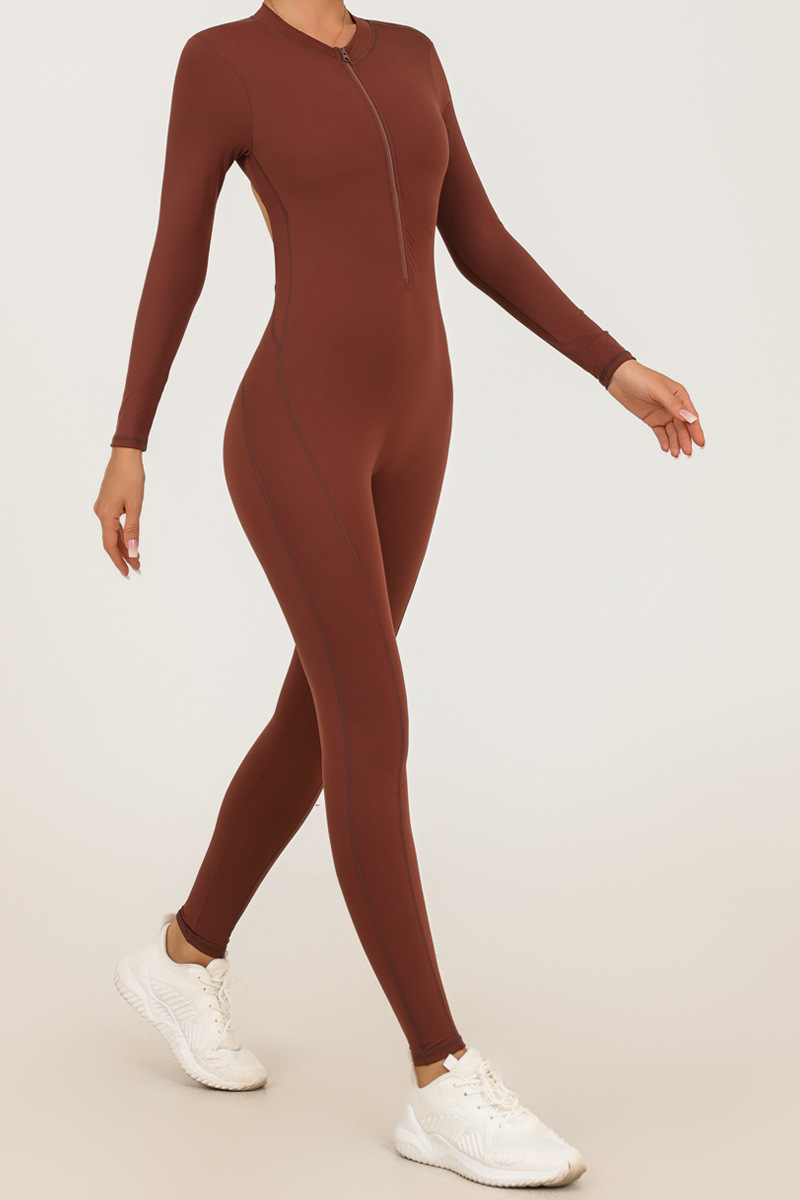 Nude-Feel Zipper Yoga Jumpsuit - Jumpsuit | 8j03aj-k6.myshopify.com