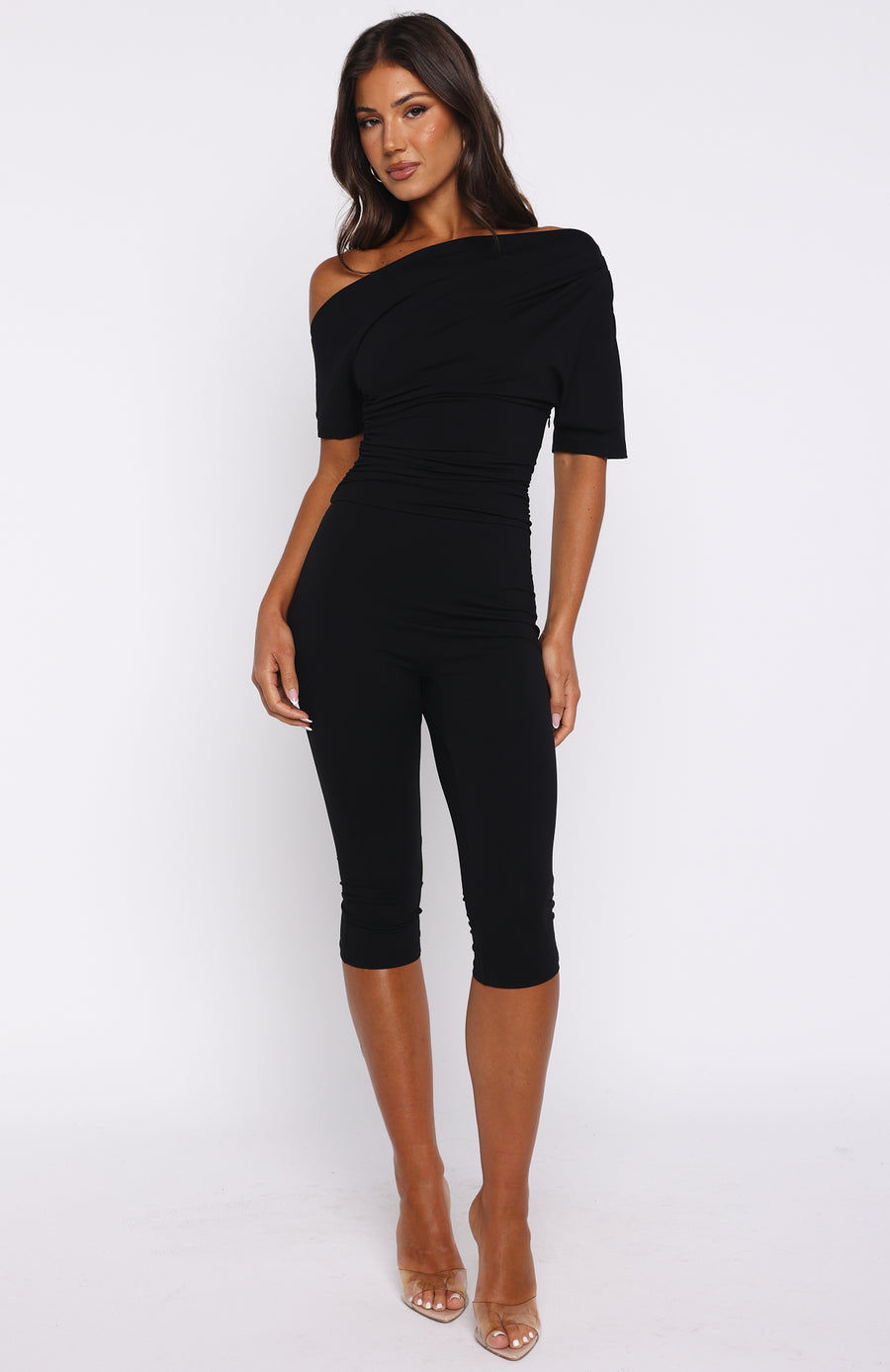 Off Shoulder Glam Jumpsuit - Jumpsuit | 8j03aj-k6.myshopify.com