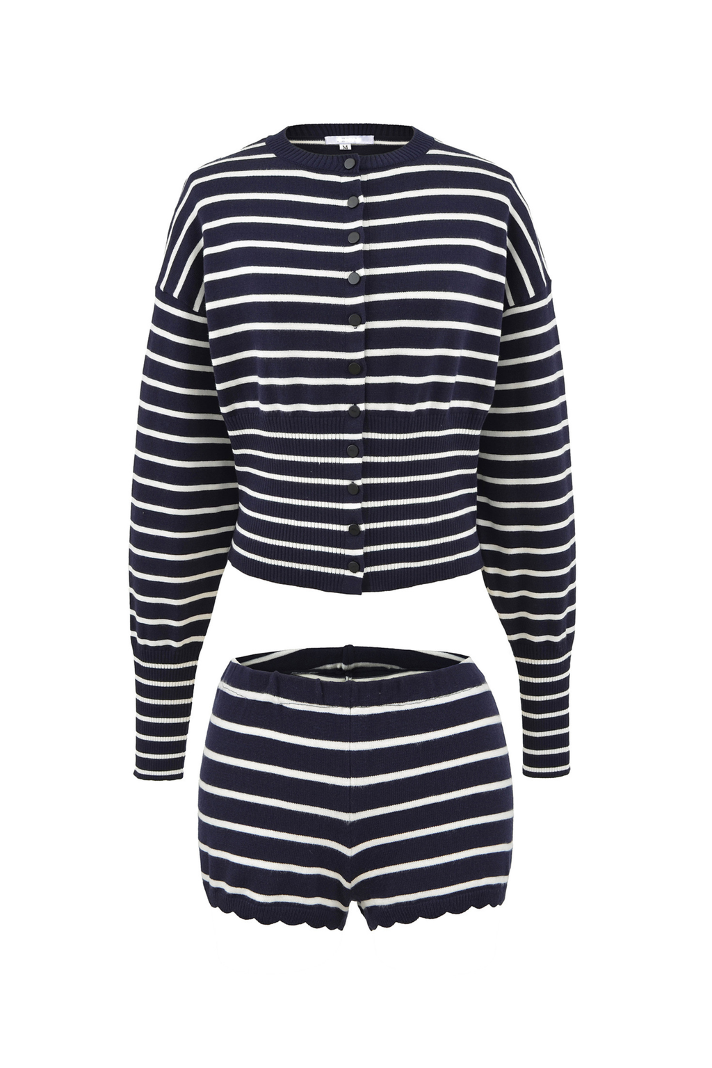 Parisian Stripe Knit Set - Co Ord Set | 8j03aj-k6.myshopify.com
