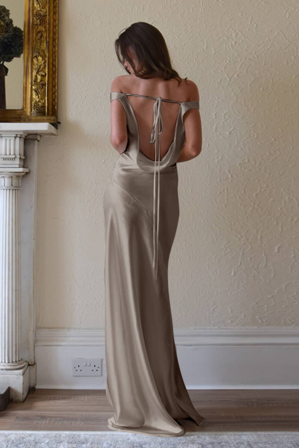 Pearl Glow Backless Dress - Maxi Dress | 8j03aj-k6.myshopify.com