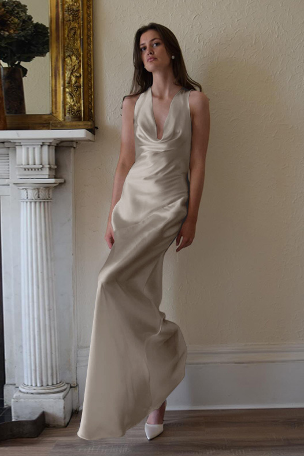 Pearl Glow Backless Dress - Maxi Dress | 8j03aj-k6.myshopify.com