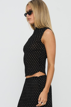 Polka Charm Skirt Set - Skirt Set | 8j03aj-k6.myshopify.com
