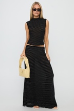 Polka Charm Skirt Set - Skirt Set | 8j03aj-k6.myshopify.com