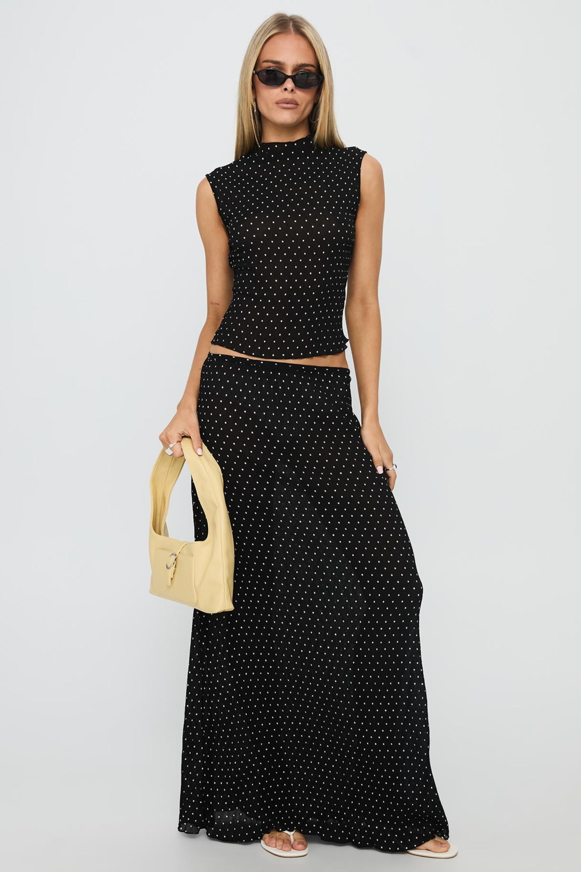 Polka Charm Skirt Set - Skirt Set | 8j03aj-k6.myshopify.com