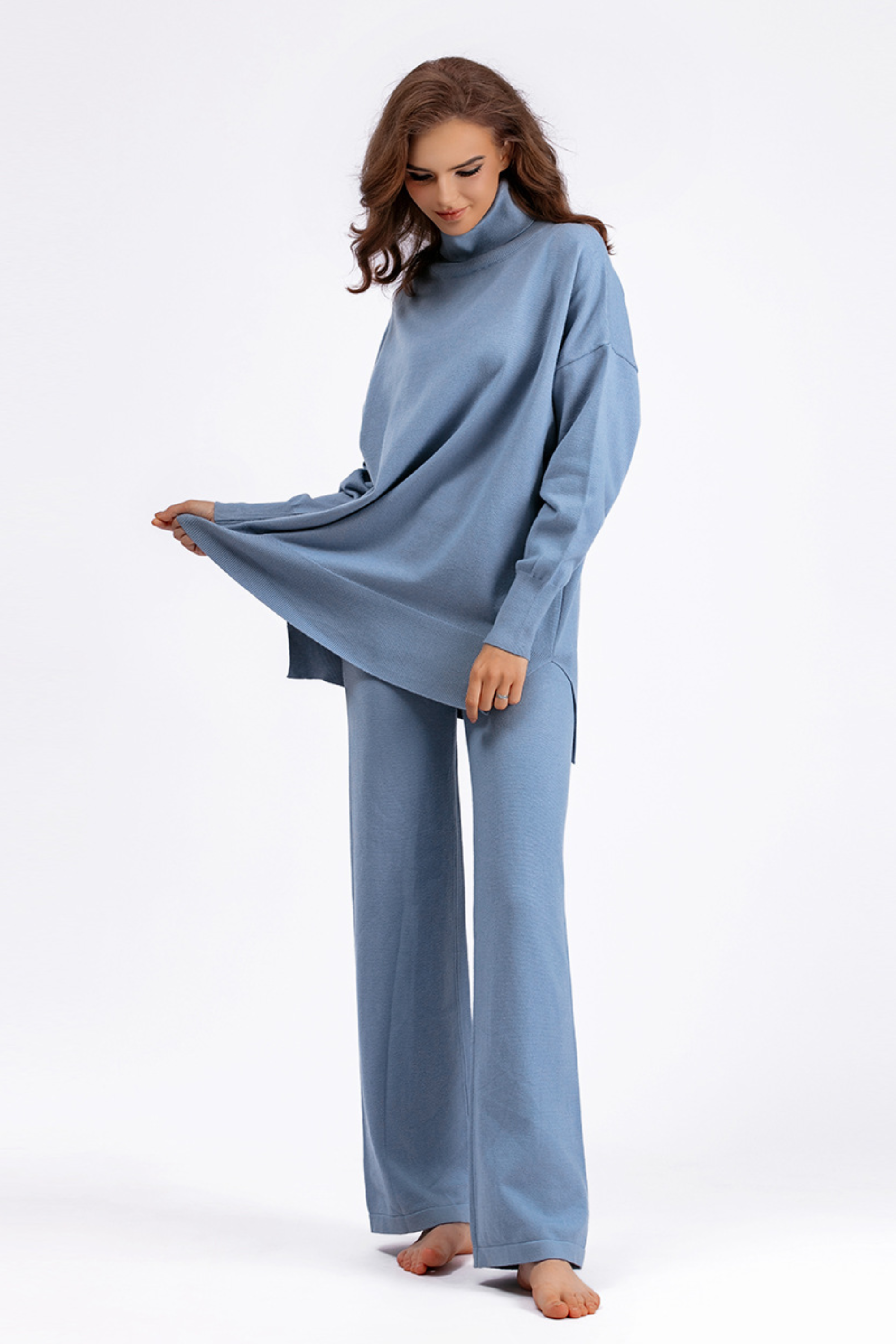 Relaxed Knit Set - Co Ord Set | 8j03aj-k6.myshopify.com