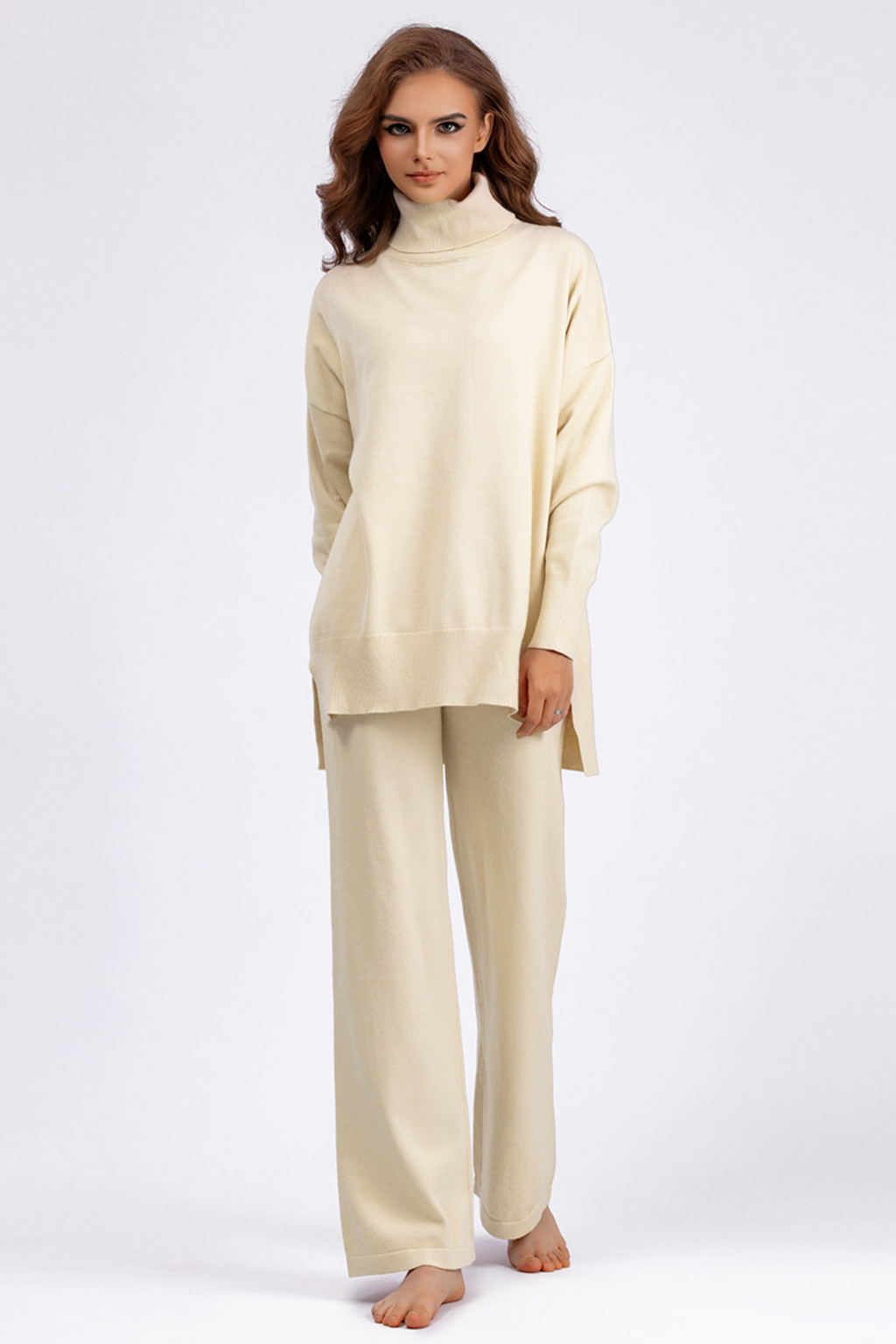 Relaxed Knit Set - Co Ord Set | 8j03aj-k6.myshopify.com