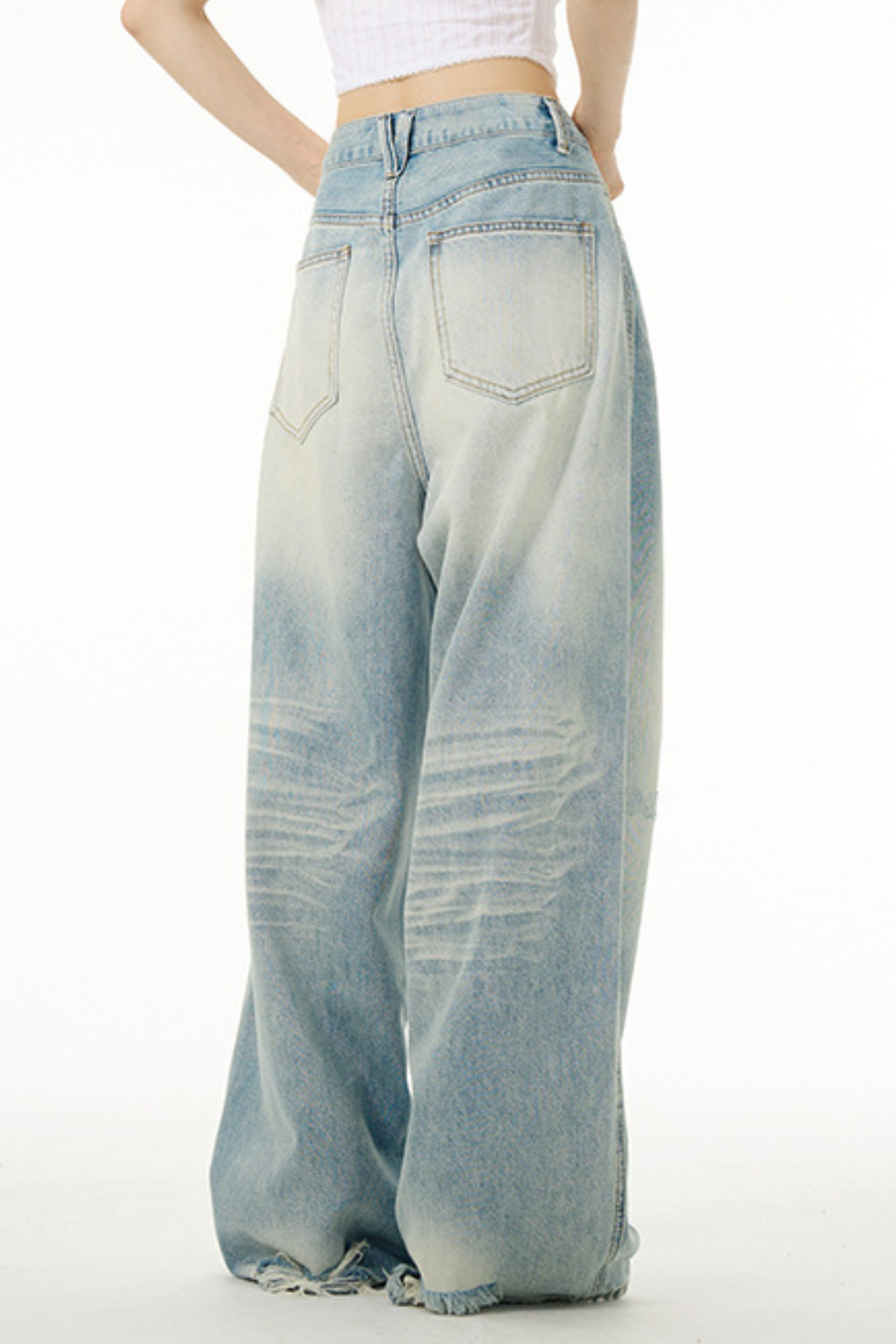 Retro Grunge Baggy Jeans - Baggy Jean | 8j03aj-k6.myshopify.com