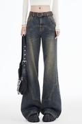 Retro Tinted Flared Jeans - Jeans | 8j03aj-k6.myshopify.com