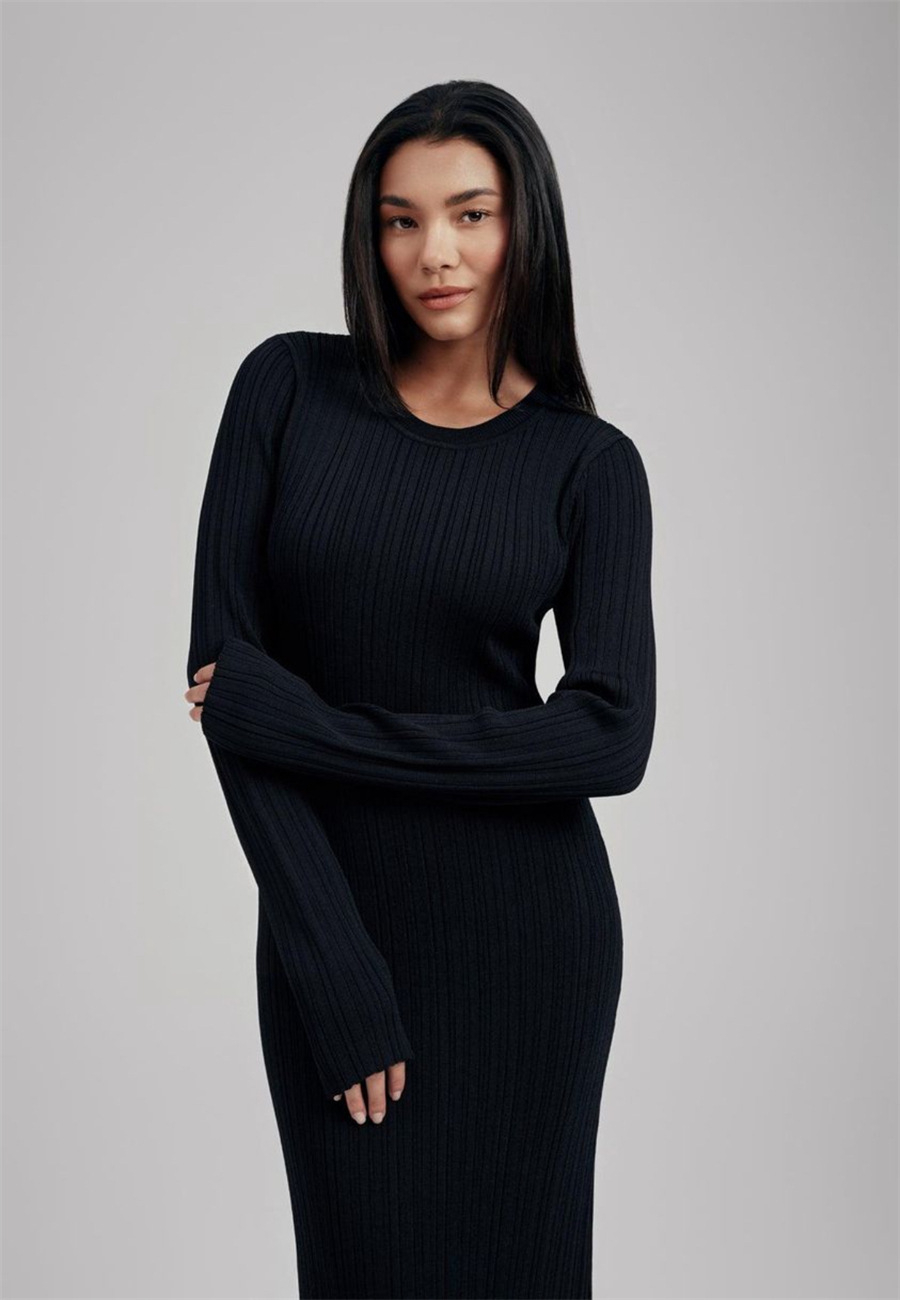 Ribbed Maxi Dress - Bodycon Dress | 8j03aj-k6.myshopify.com