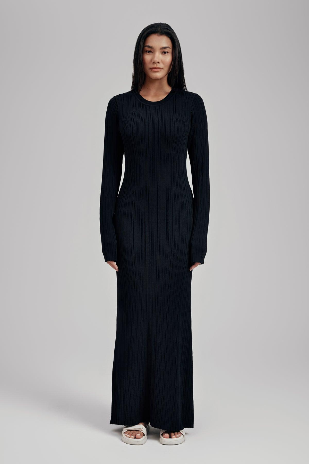 Ribbed Maxi Dress - Bodycon Dress | 8j03aj-k6.myshopify.com