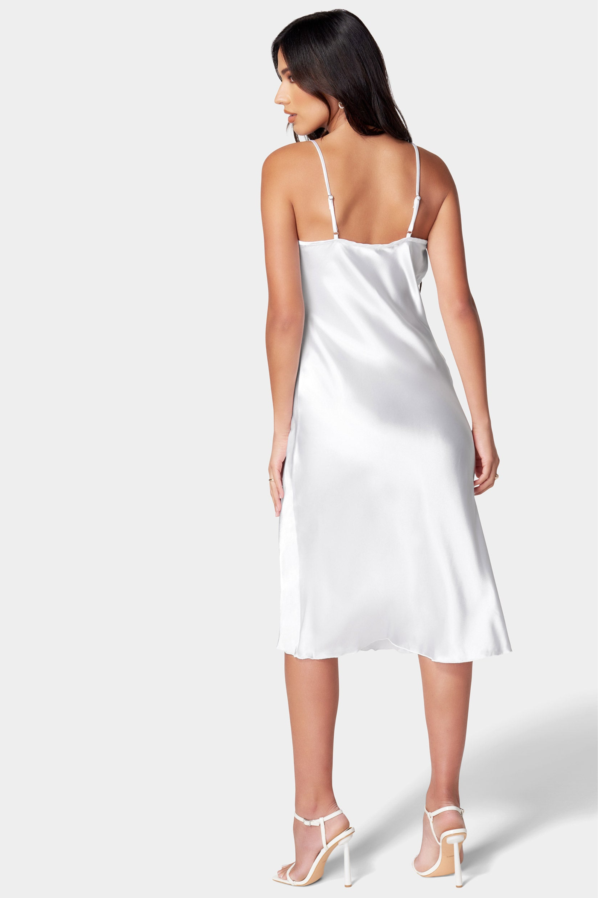Satin Slip Midi Dress - Midi Dress | 8j03aj-k6.myshopify.com