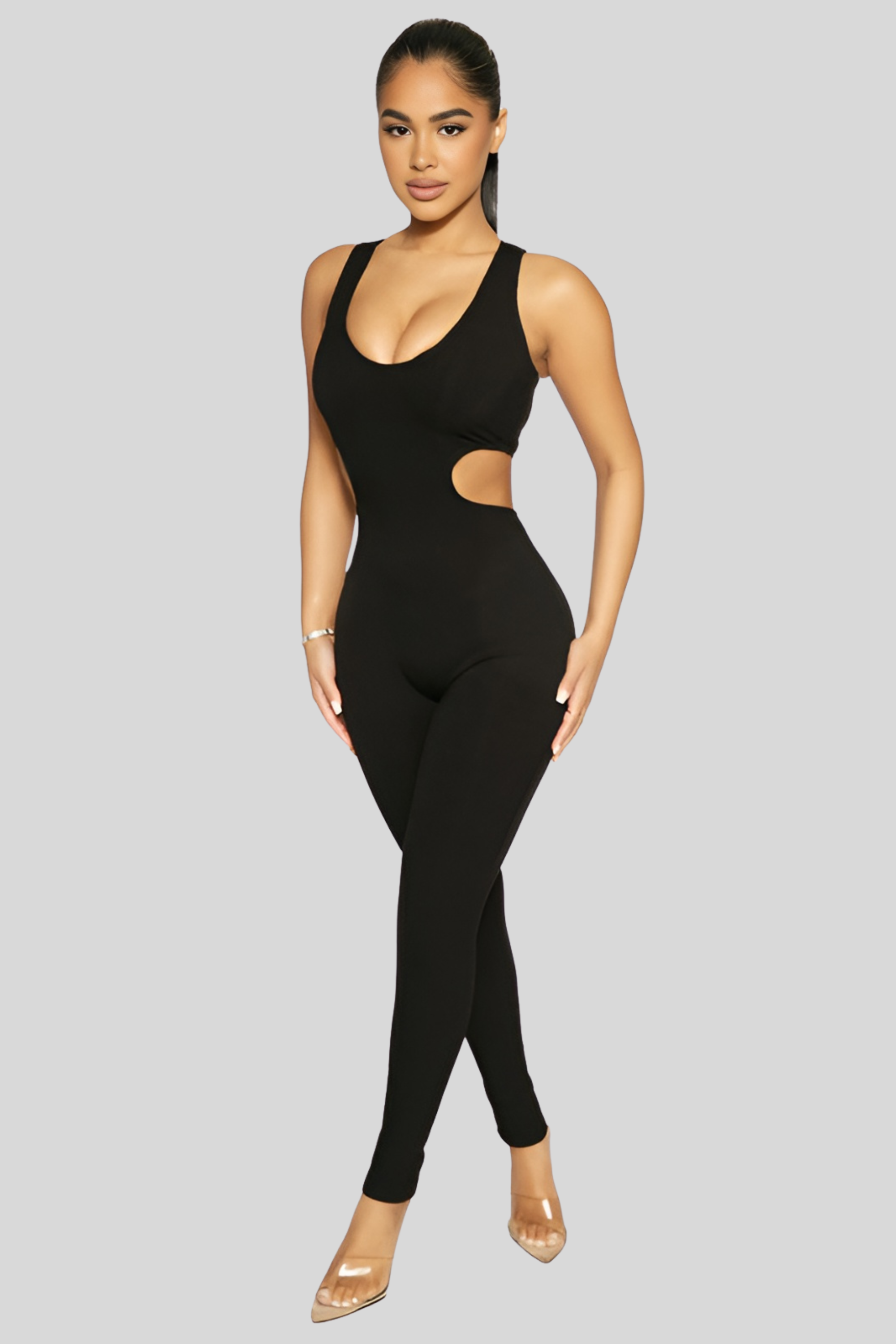 Sleek Skinny Jumpsuit - Jumpsuit | 8j03aj-k6.myshopify.com