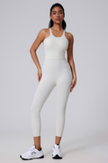 V Back Bare Yoga Jumpsuit - Jumpsuit | 8j03aj-k6.myshopify.com
