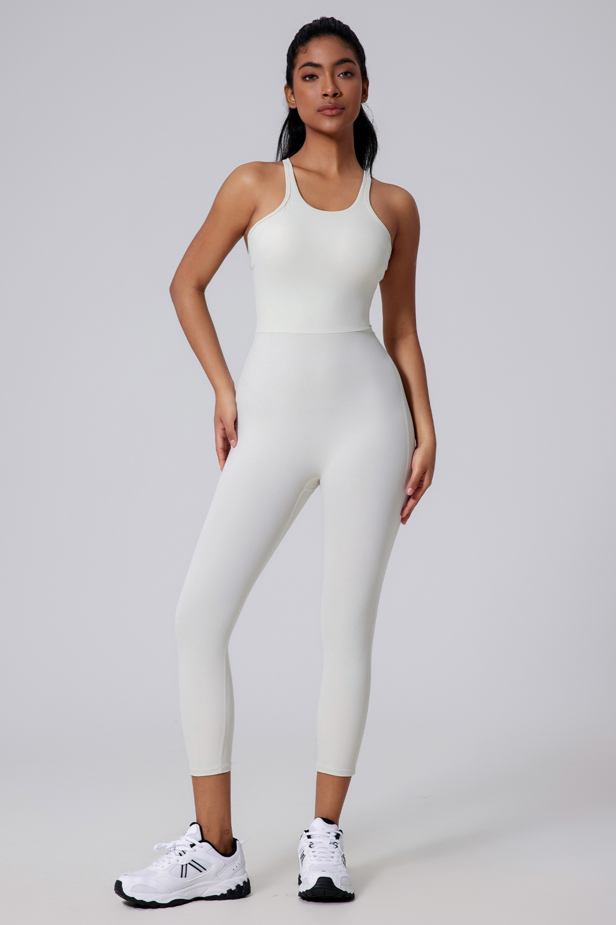 V Back Bare Yoga Jumpsuit - Jumpsuit | 8j03aj-k6.myshopify.com