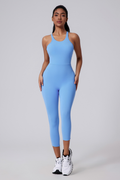 V Back Bare Yoga Jumpsuit - Jumpsuit | 8j03aj-k6.myshopify.com