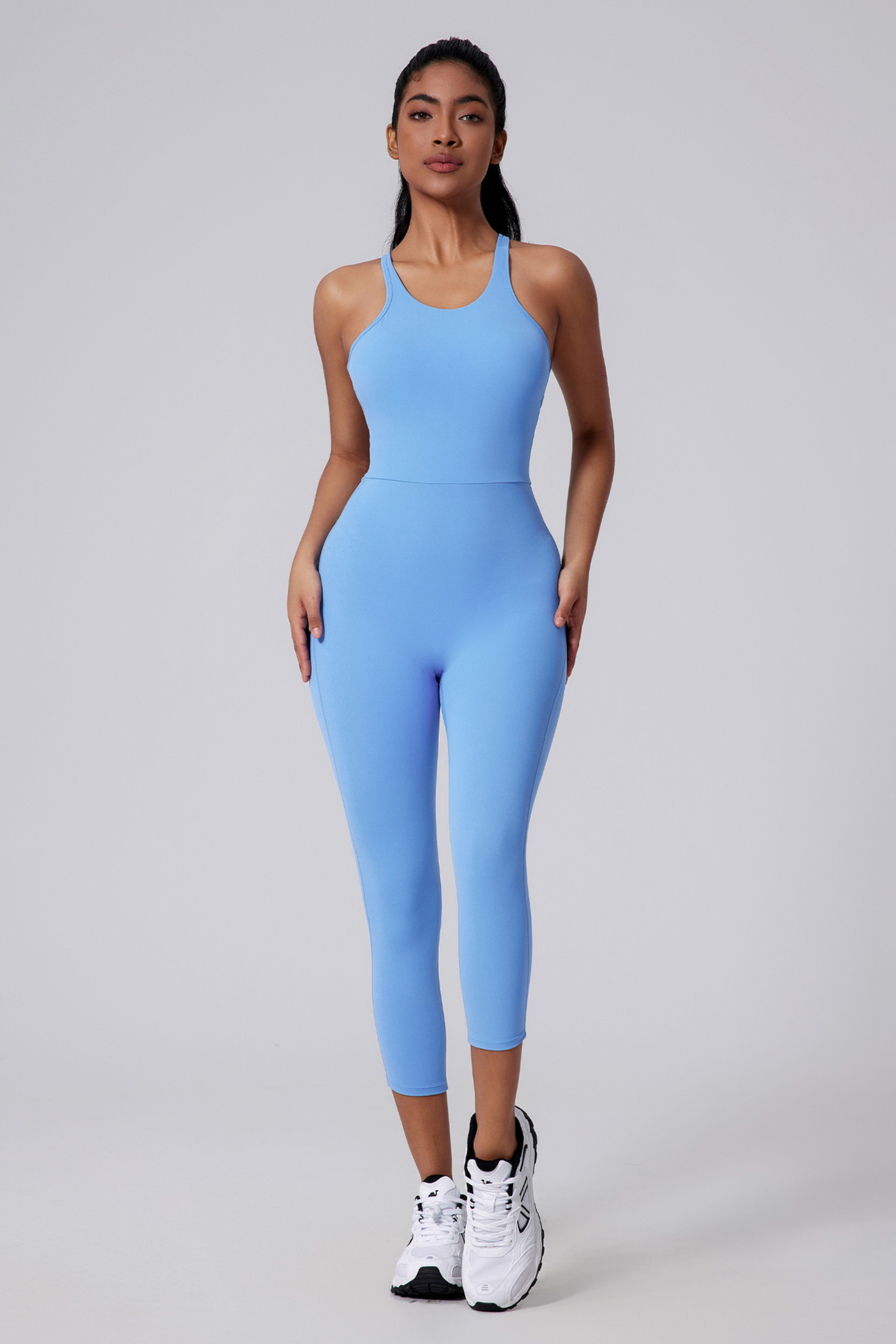 V Back Bare Yoga Jumpsuit - Jumpsuit | 8j03aj-k6.myshopify.com