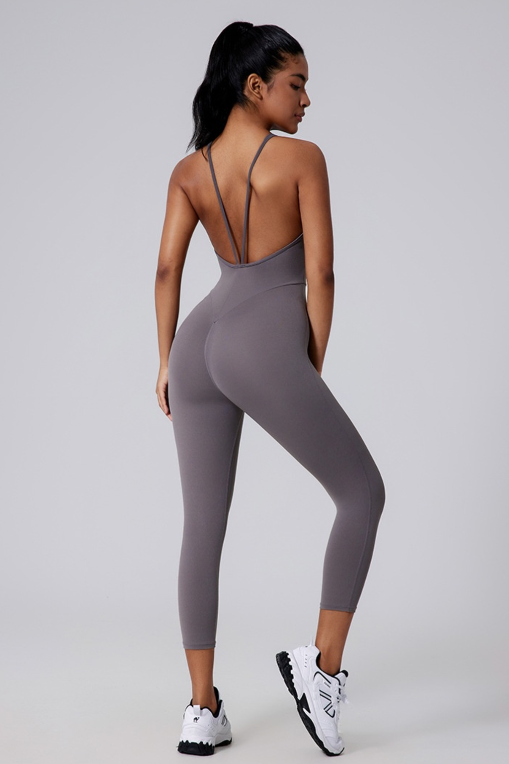 V Back Bare Yoga Jumpsuit - Jumpsuit | 8j03aj-k6.myshopify.com