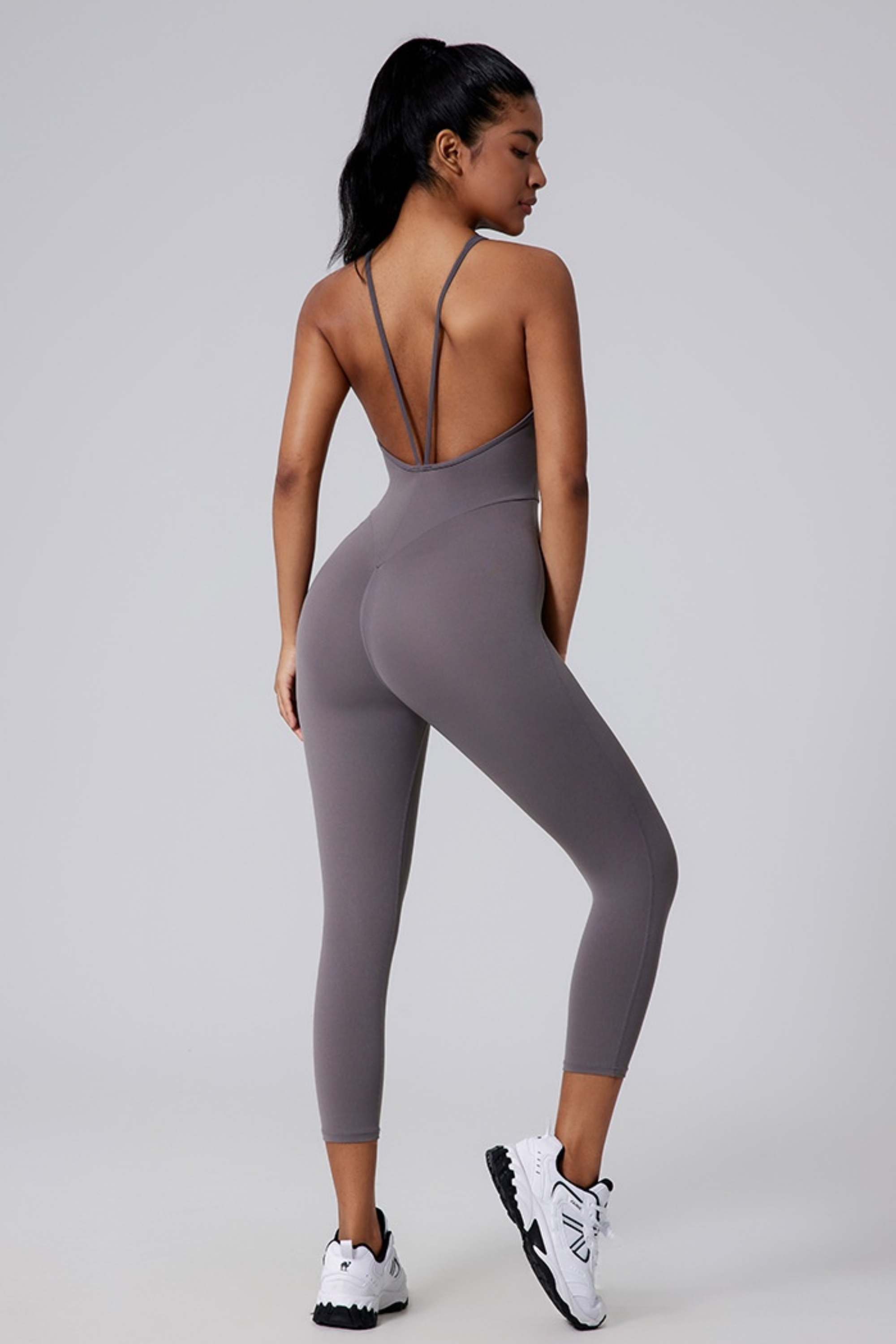 V Back Bare Yoga Jumpsuit - Jumpsuit | 8j03aj-k6.myshopify.com
