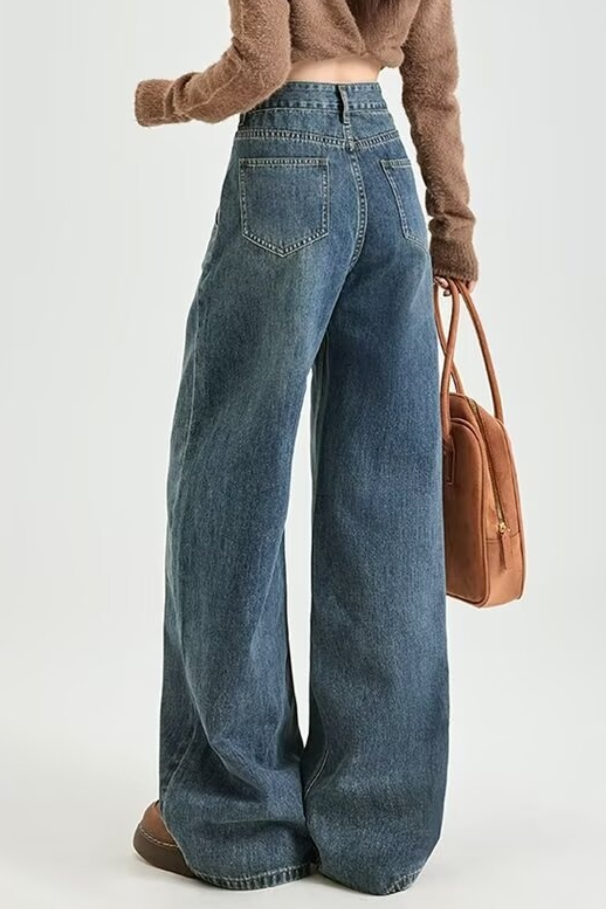 Vertical Seam Baggy Jeans - Baggy Jeans | 8j03aj-k6.myshopify.com