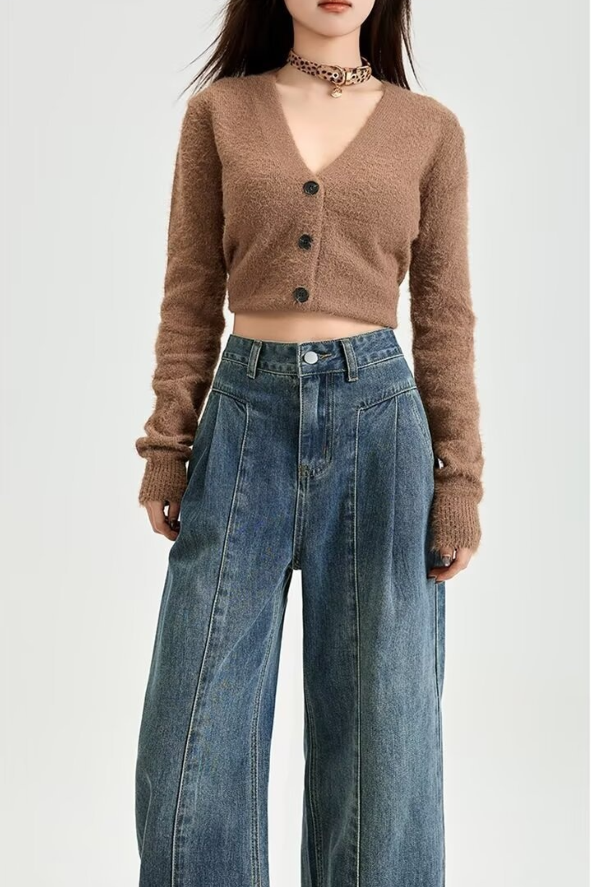 Vertical Seam Baggy Jeans - Baggy Jeans | 8j03aj-k6.myshopify.com