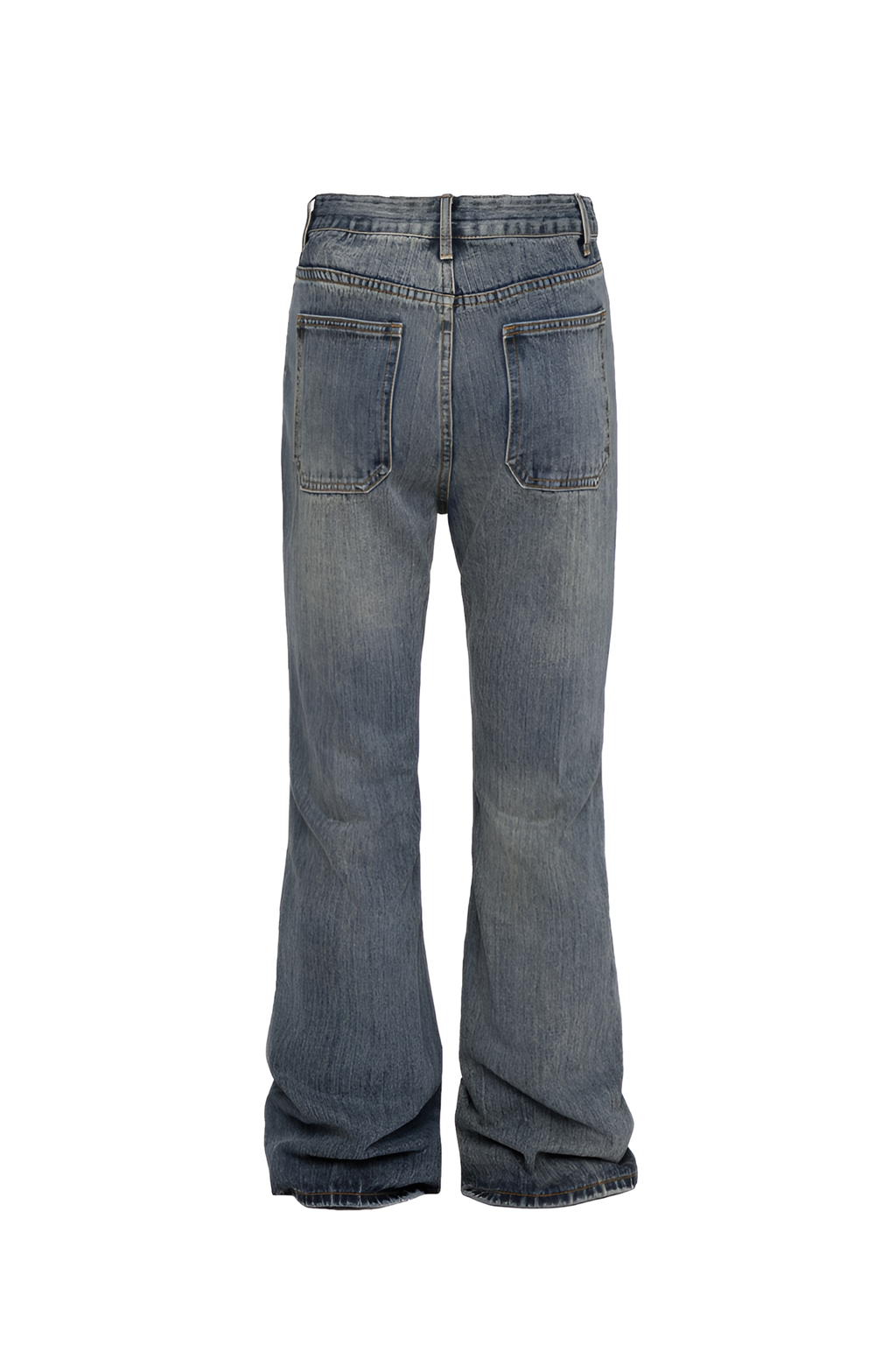 Vintage Wash Flare Jeans - Denim Jeans | 8j03aj-k6.myshopify.com