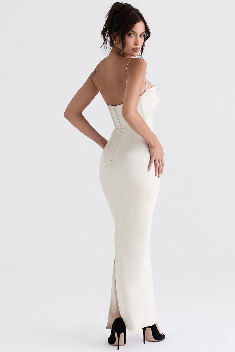 White Corset Maxi Dress - Maxi Dress | 8j03aj-k6.myshopify.com