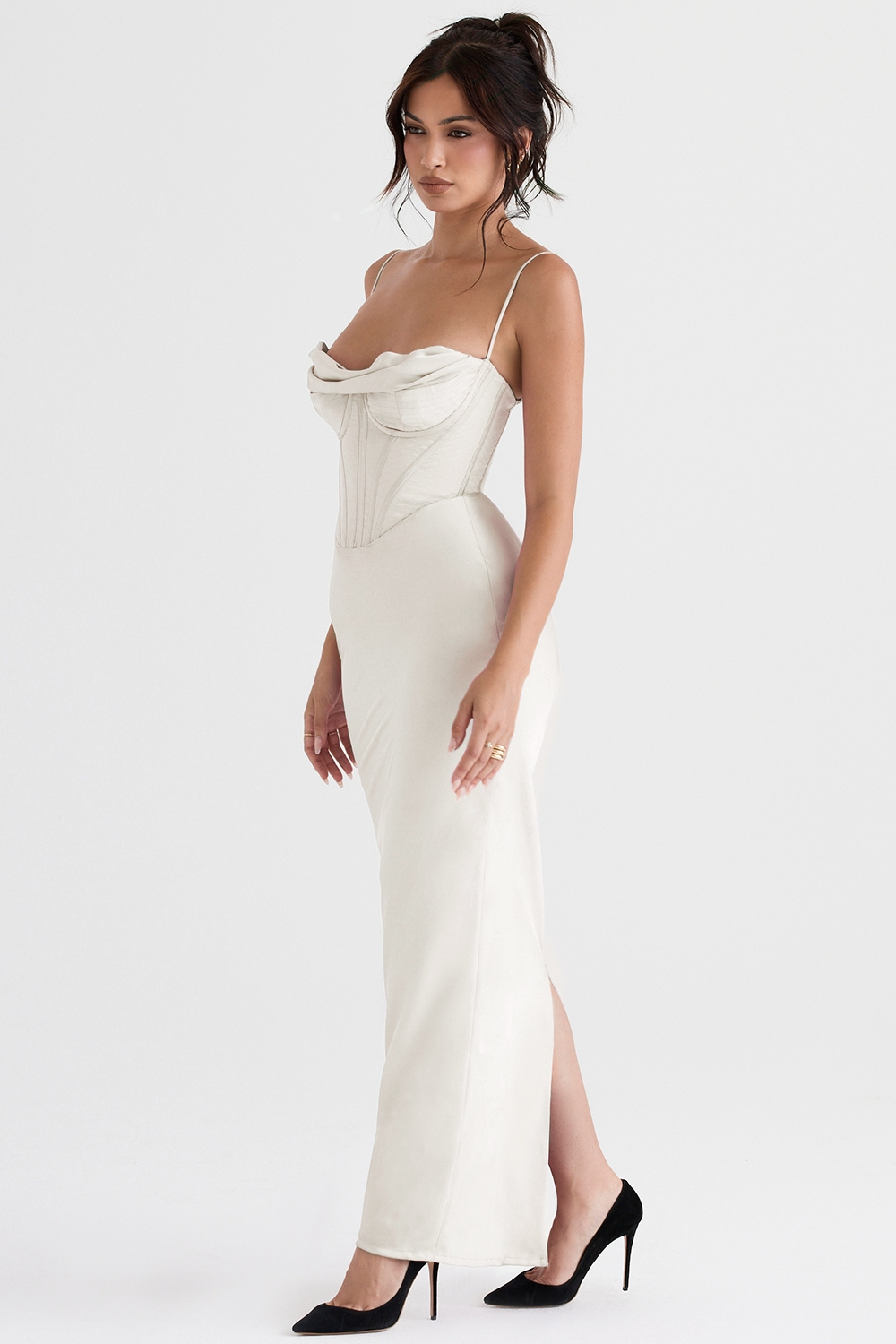 White Corset Maxi Dress - Maxi Dress | 8j03aj-k6.myshopify.com