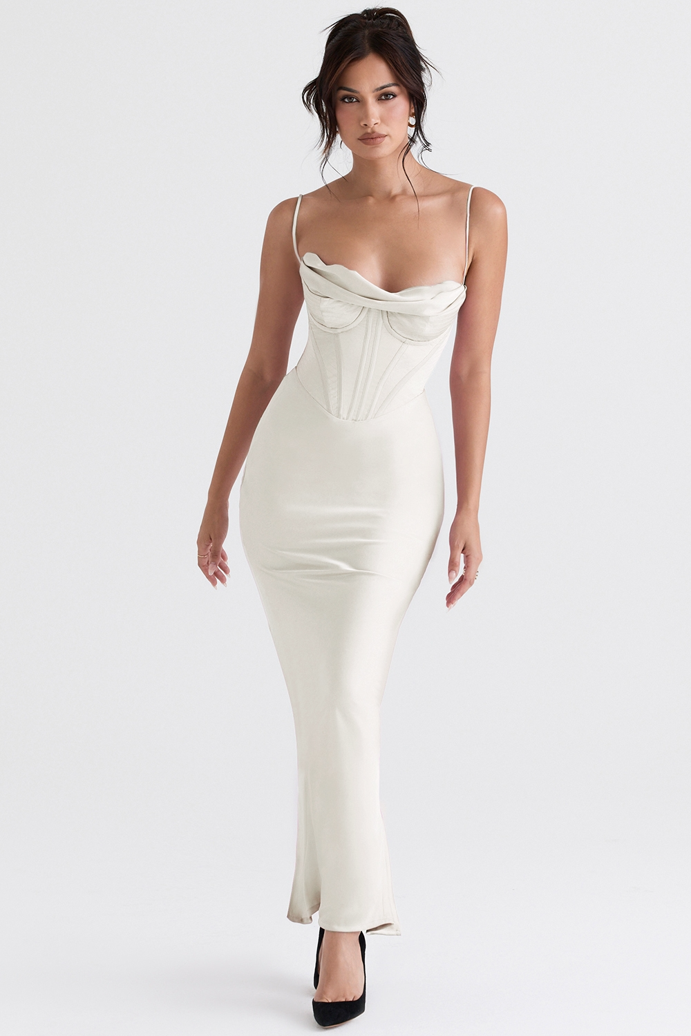 White Corset Maxi Dress - Maxi Dress | 8j03aj-k6.myshopify.com