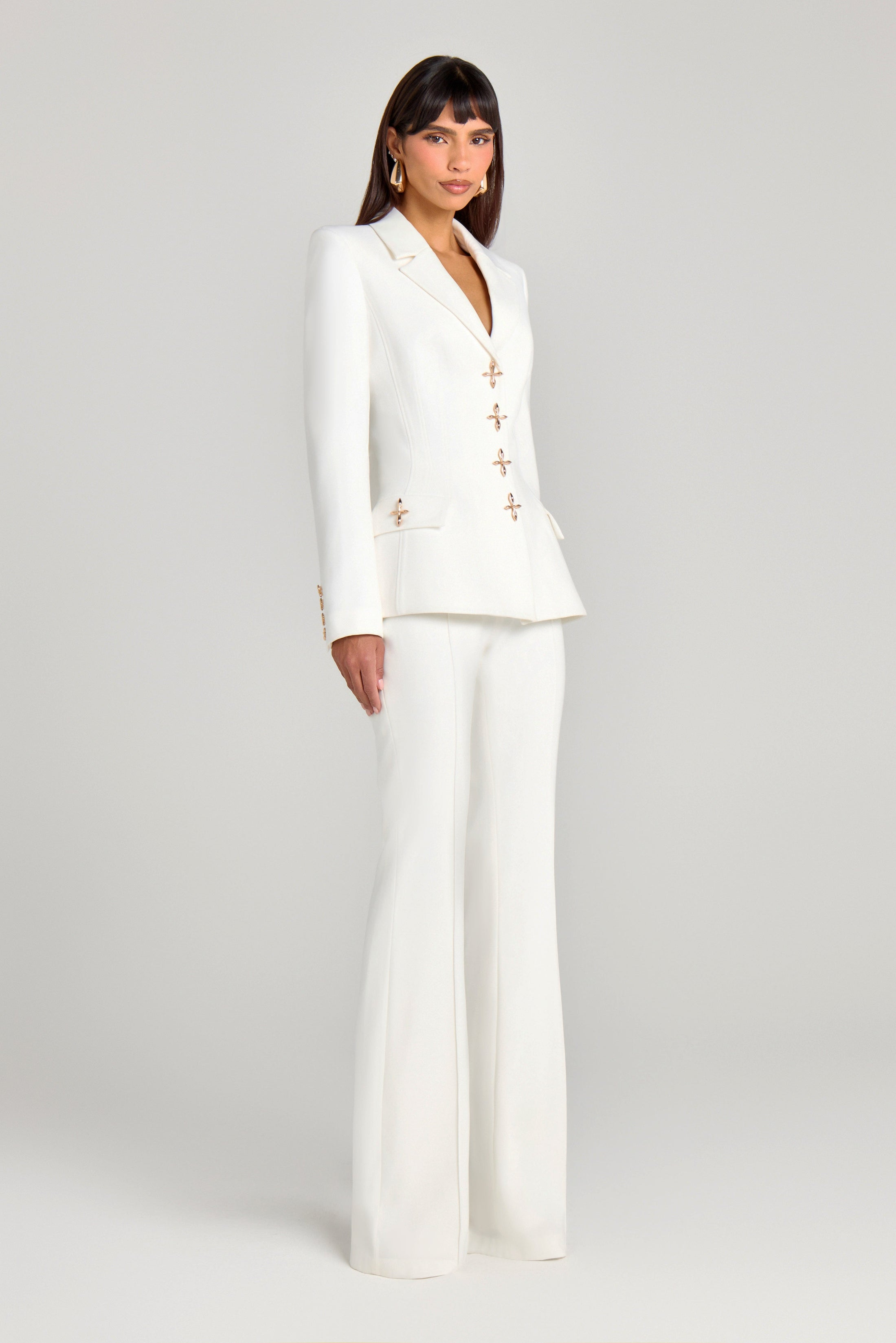 White Blazer Set - Blazer Set | 8j03aj-k6.myshopify.com