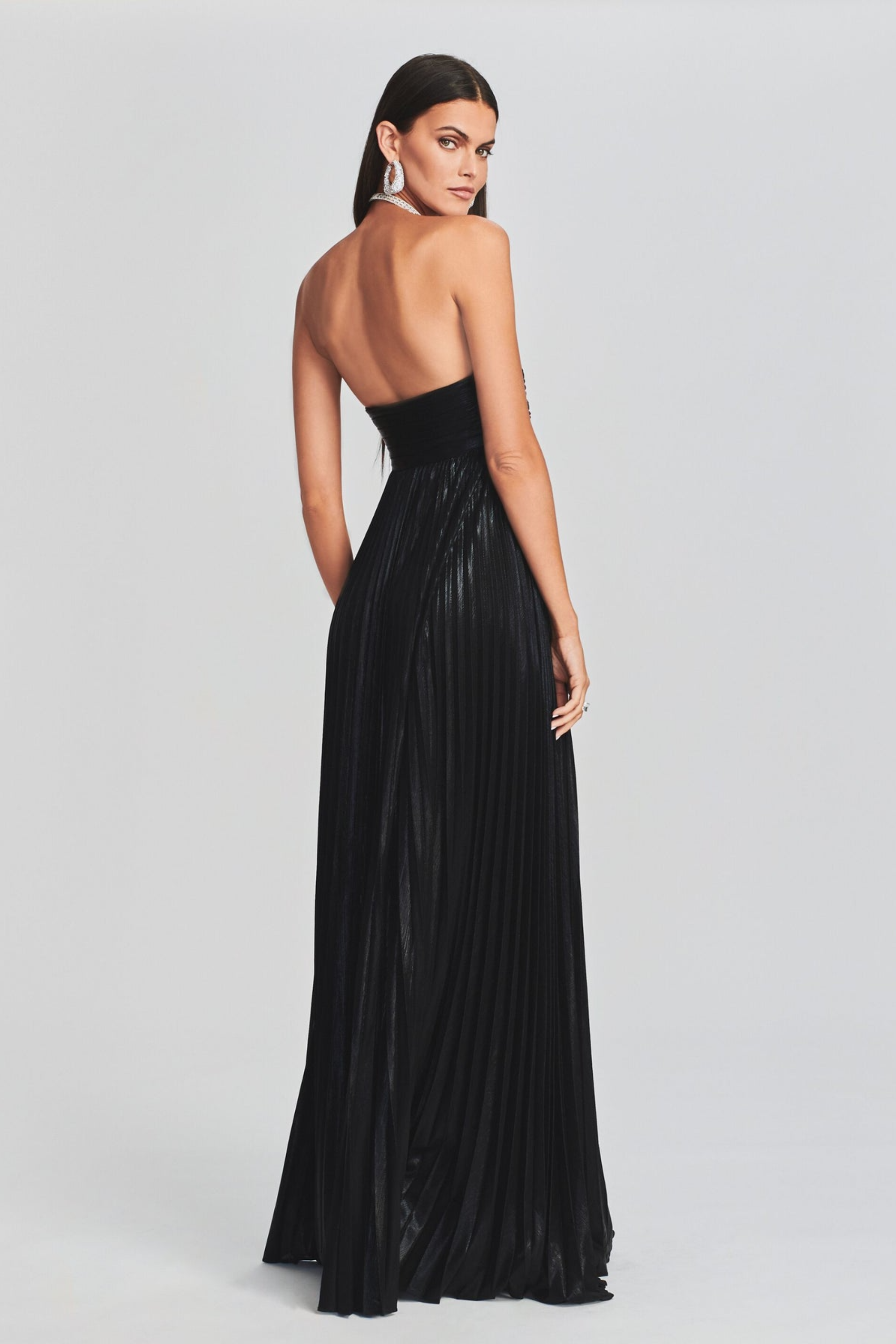 Metallic Strapless Maxi - Maxi Dress | 8j03aj-k6.myshopify.com