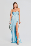 Metallic Strapless Maxi - Maxi Dress | 8j03aj-k6.myshopify.com