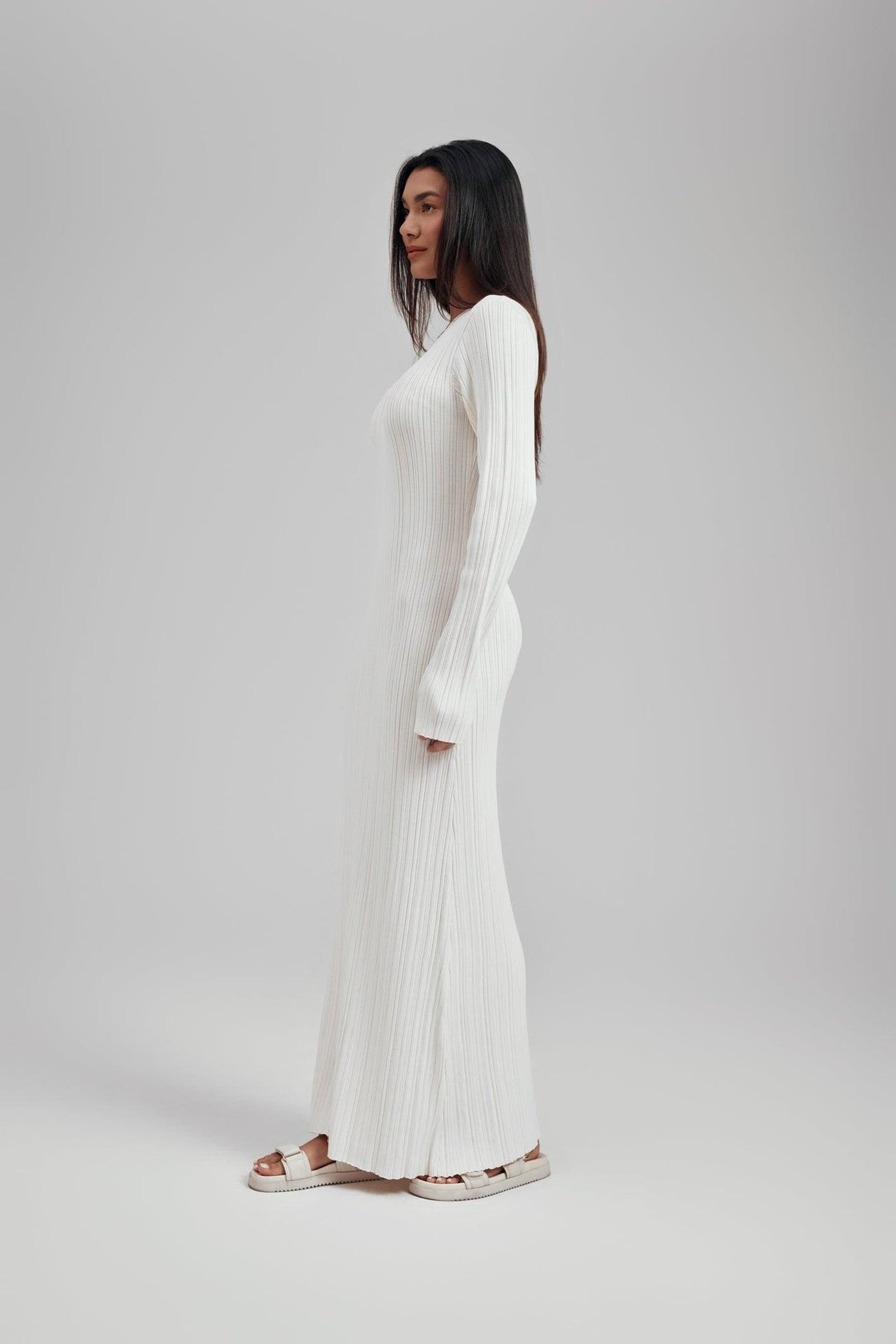Ribbed Maxi Dress - Bodycon Dress | 8j03aj-k6.myshopify.com