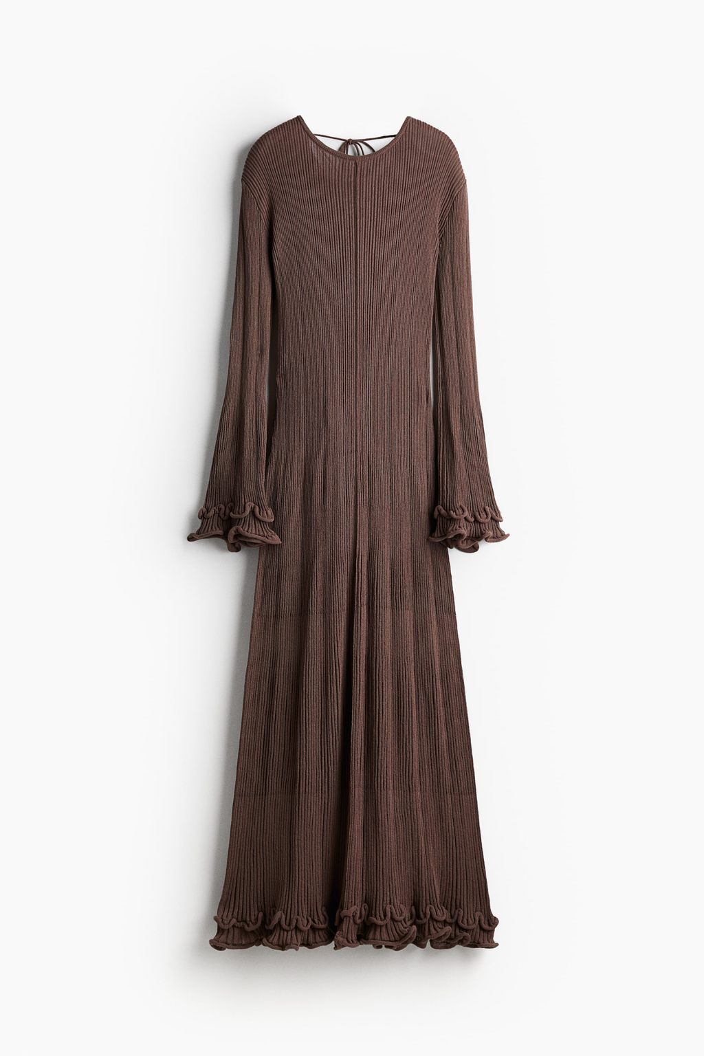Ribbed Ruffle Maxi Dress - Maxi Dress | 8j03aj-k6.myshopify.com