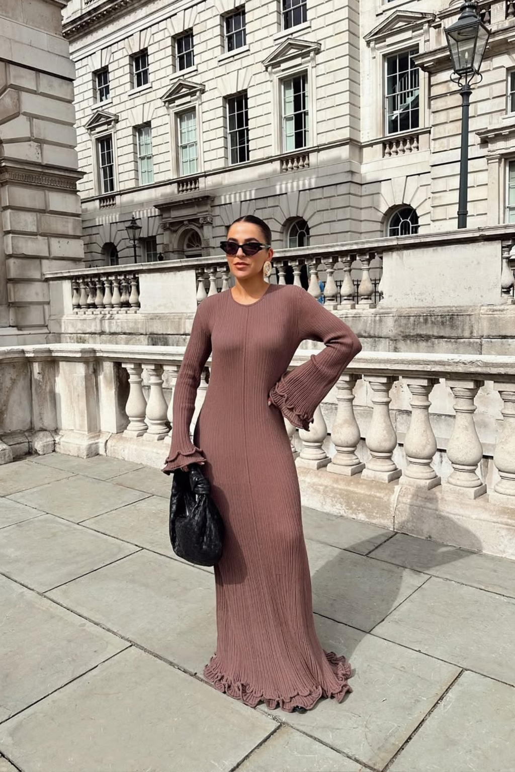 Ribbed Ruffle Maxi Dress - Maxi Dress | 8j03aj-k6.myshopify.com