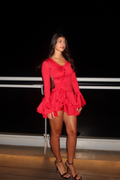 Ruffle Charm Mini Dress - Mini Dress | 8j03aj-k6.myshopify.com